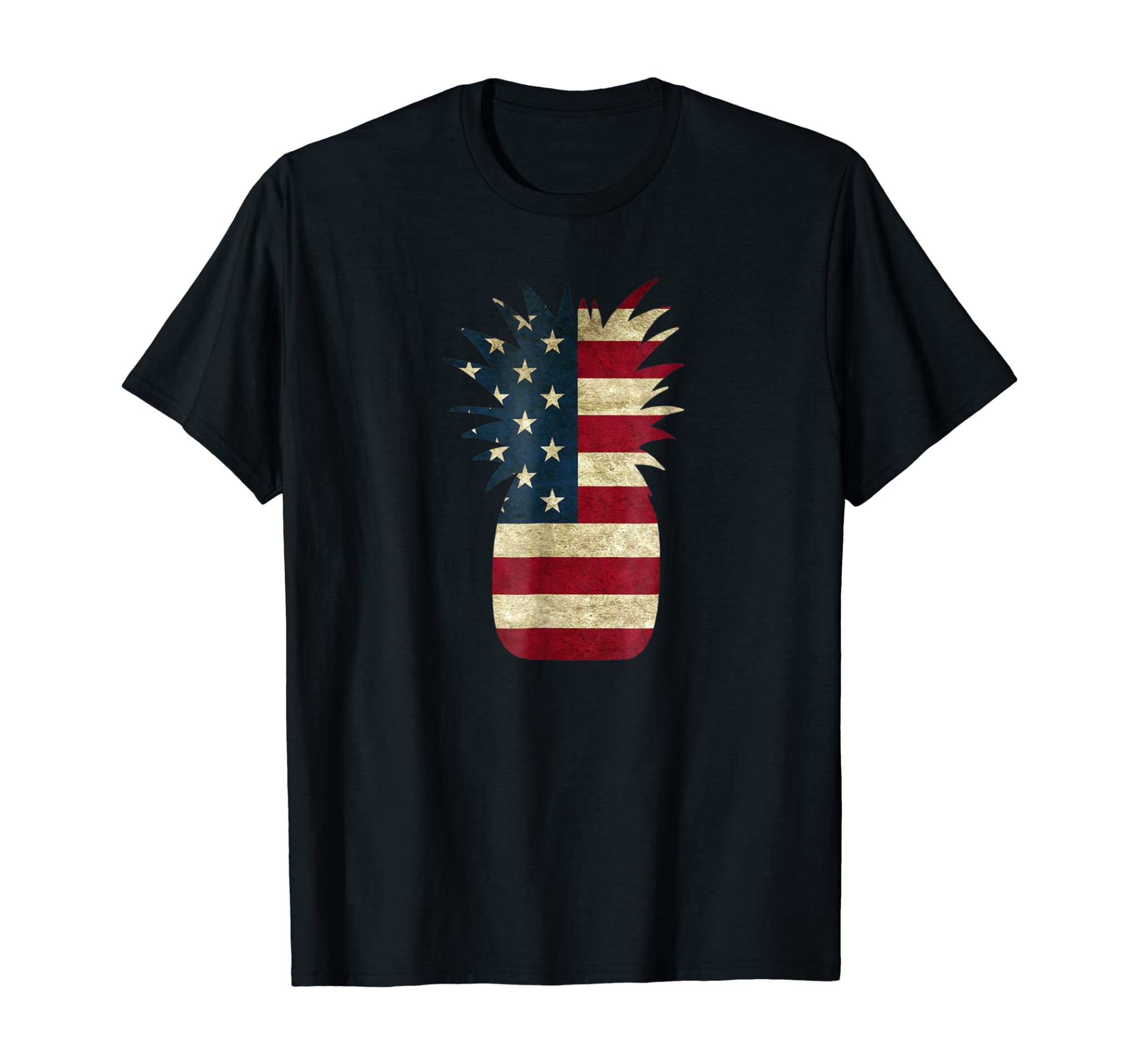 Pineapple Shirt American Flag Independence Day 4th of July