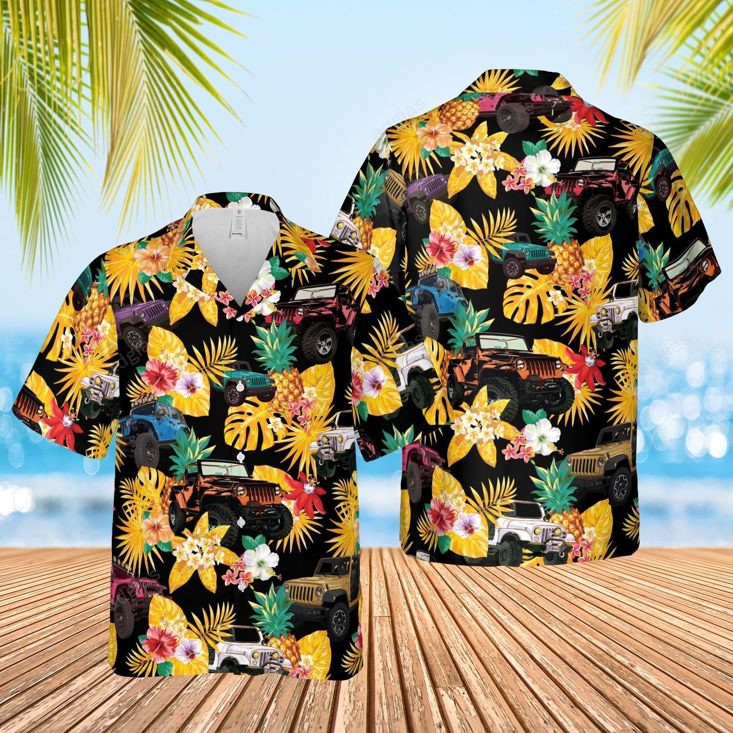 Jeep Owners Hawaiian Outfit, Hawaii Style Lt11