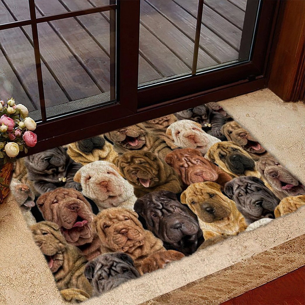 Tmarc Tee A Bunch Of Shar Peis Doormat