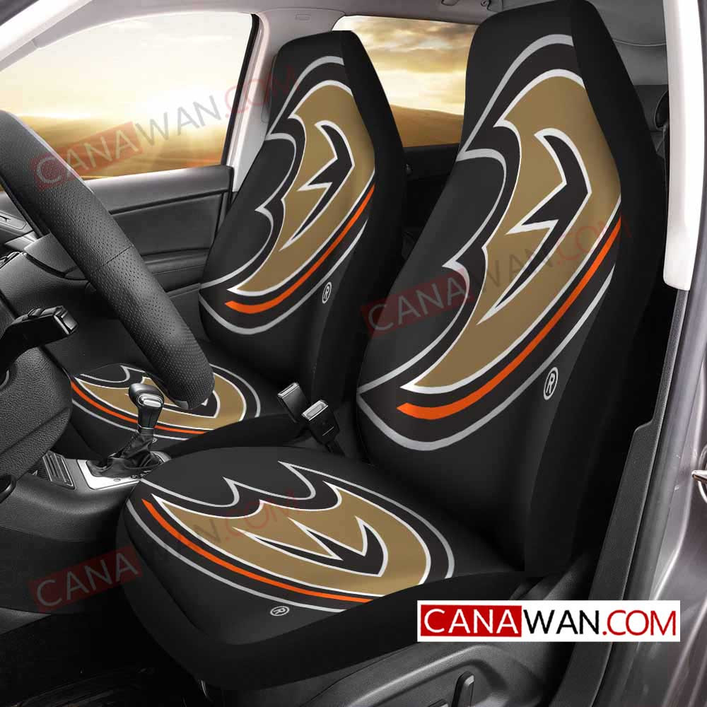 Anaheim Ducks Logo Art Style85 3D Customized Personalized Car Seat Cover