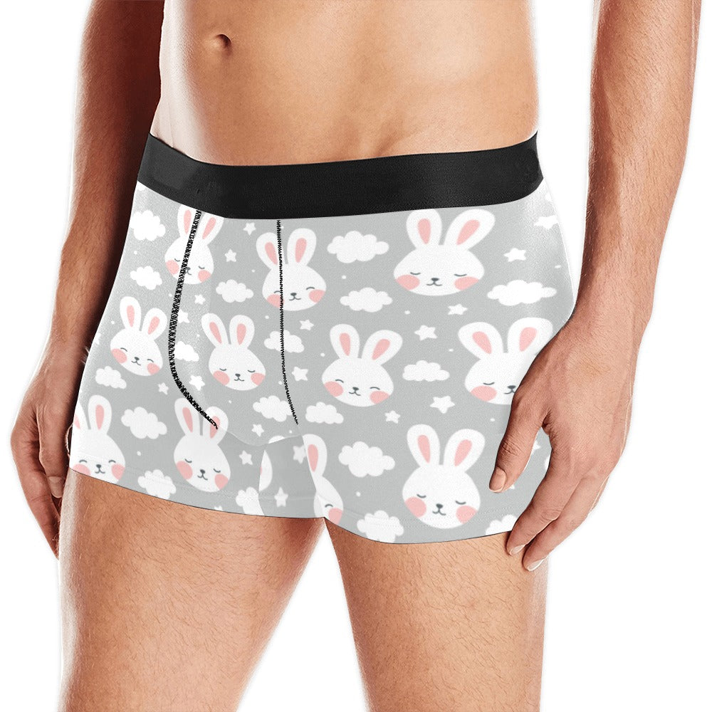 Rabbit Cloud Pattern Men’S All Over Print Boxer Briefs Men’S Underwear