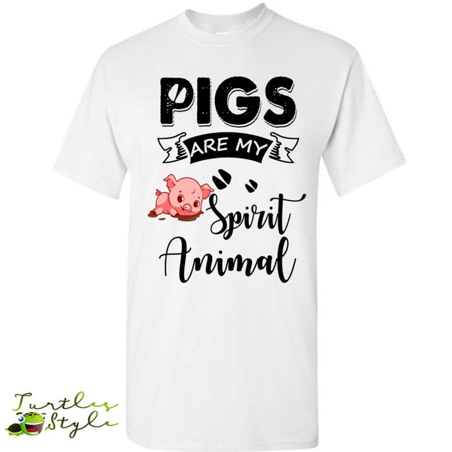 Pigs Are My Spirit Animal – Gildan Short Sleeve Shirt