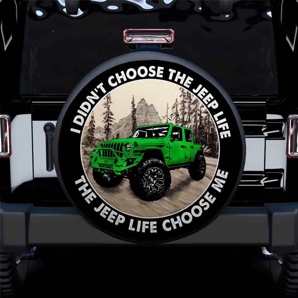 The Jeep Choose Me Green Jeep Car Spare Tire Covers Gift For Campers