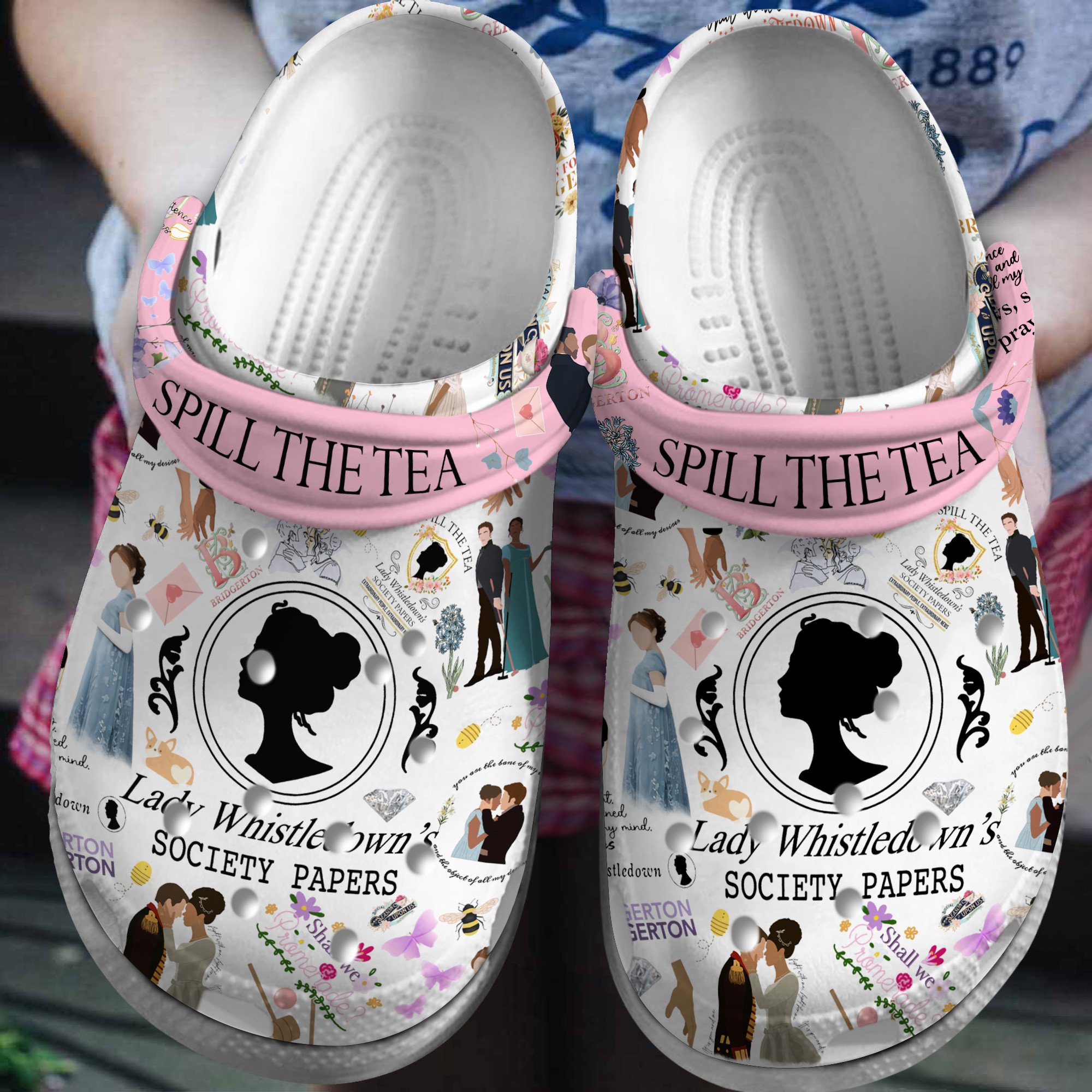 Bridgerton Tv Series Crocss Clogs For Men Women And Kid Tr1805641506