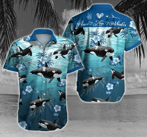 Whale Hawaiian Shirts Aloha 3D Hawaiian Shirt