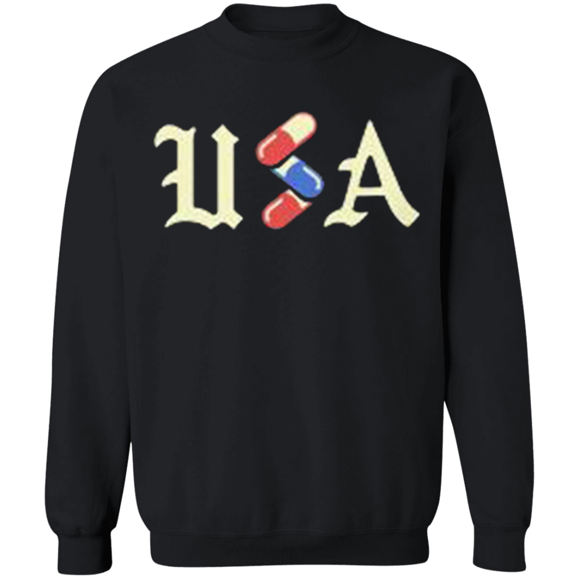 USA Sweatshirt Pill Graphic Native American Sweatshirt Unisex Gift Ideas