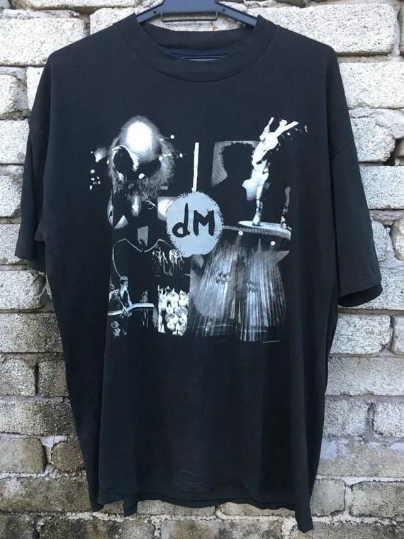 Vintage 1993 Depeche Mode The Forum Los Angeles November 93 Shirt Dm Plus Demilune Shirt