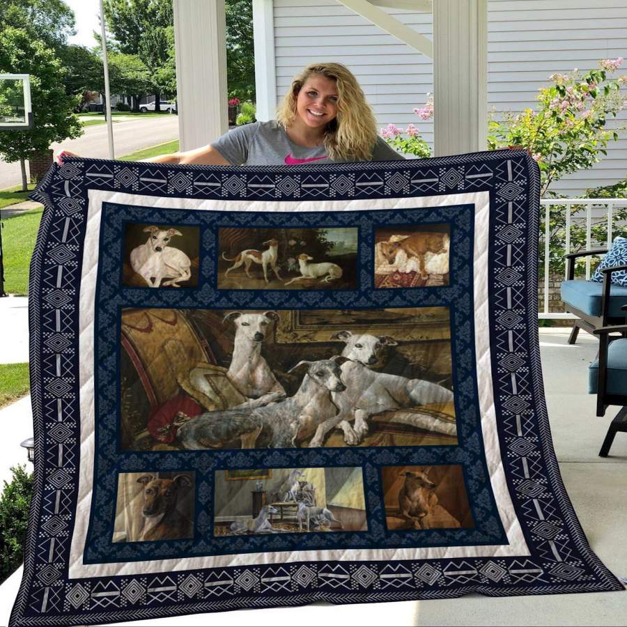 Whippet Quilt Blanket Christmas Gift Ideas