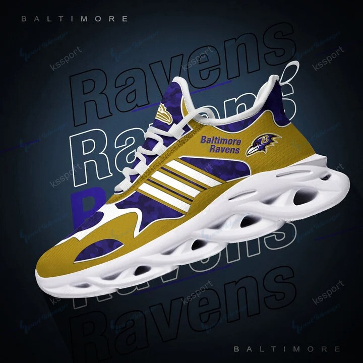 Baltimore Ravens Yezy Running Sneakers Bg519