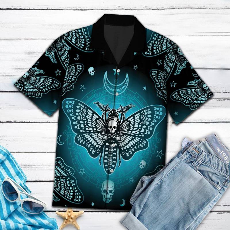 Amazing Butterflies Skull HT24713 – Hawaiian Shirt