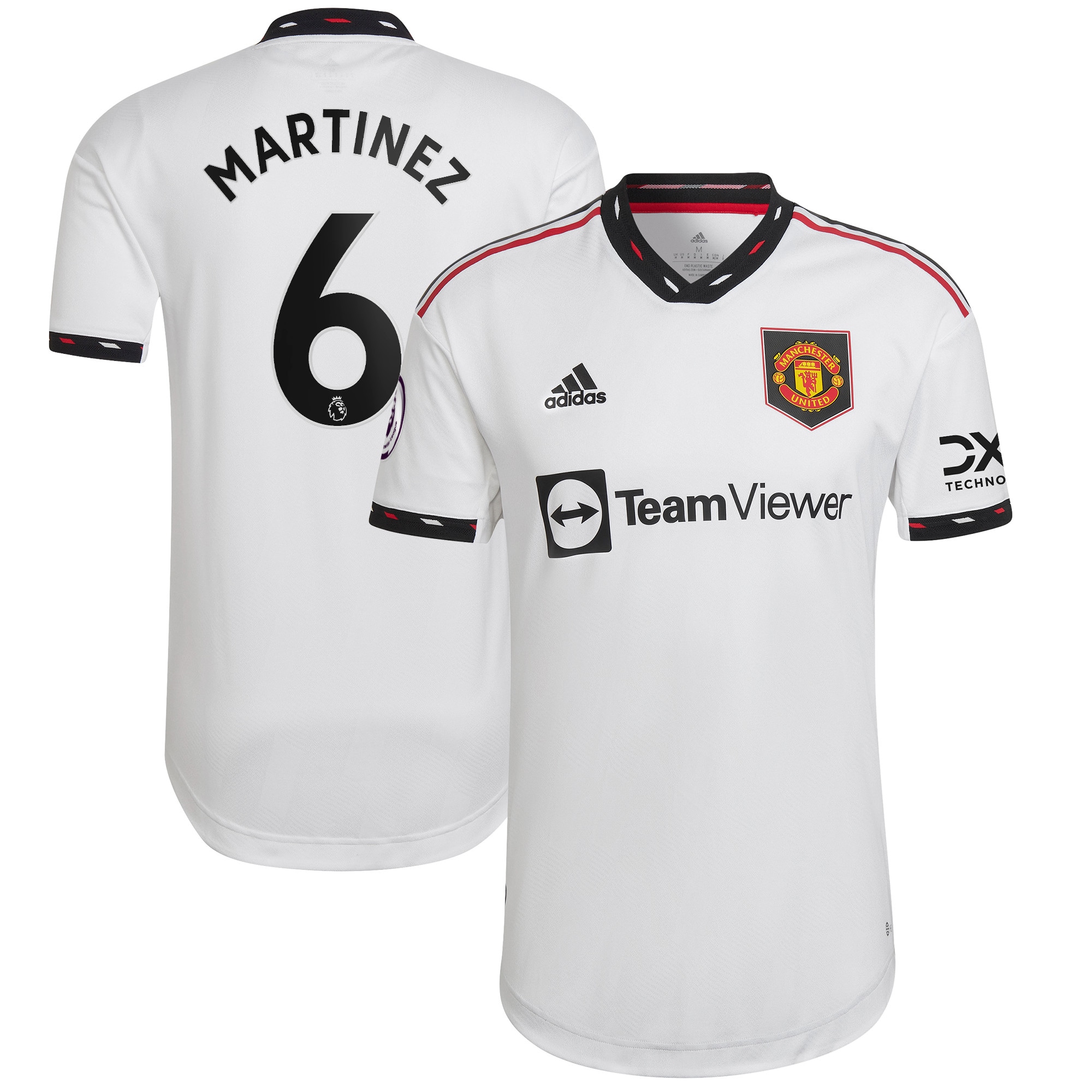 Lisandro Martínez Manchester United 2022/23 Away Authentic Player Jersey – White