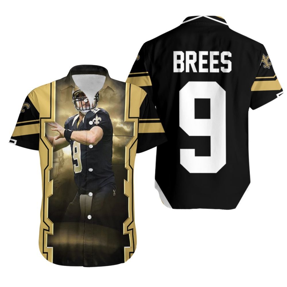 Drew Brees New Orleans Saints Cloud Hawaiian Shirt