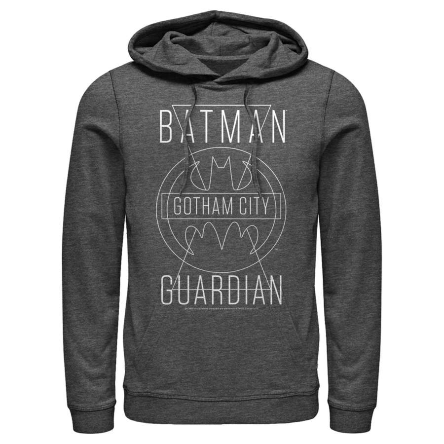 Batman Men’s Gotham City Guardian  Lightweight Hoodie