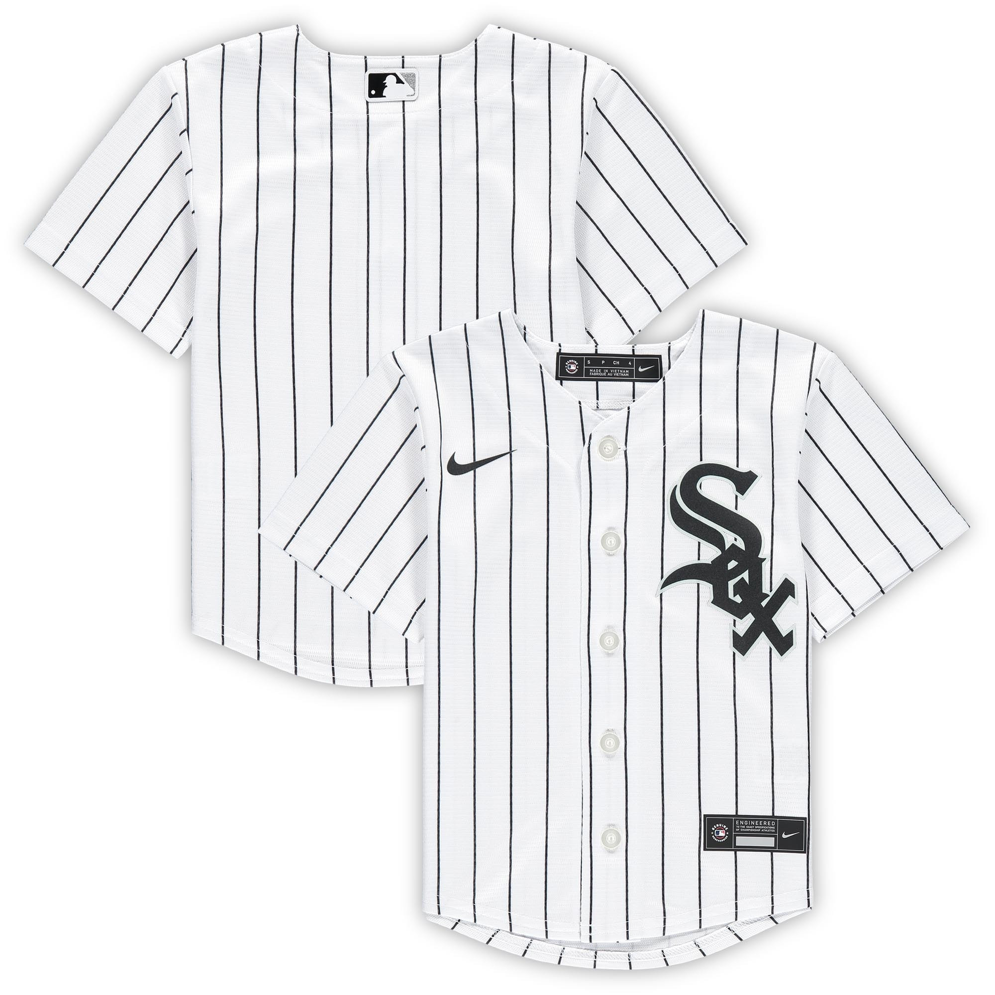 Chicago White Sox Preschool Home Replica Team Jersey – White MLB Ver 1