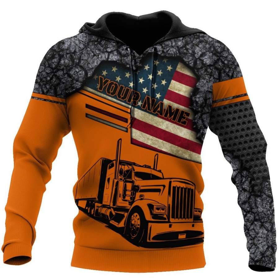 Trucker 3D All Over Printed Shirts For Men and Women