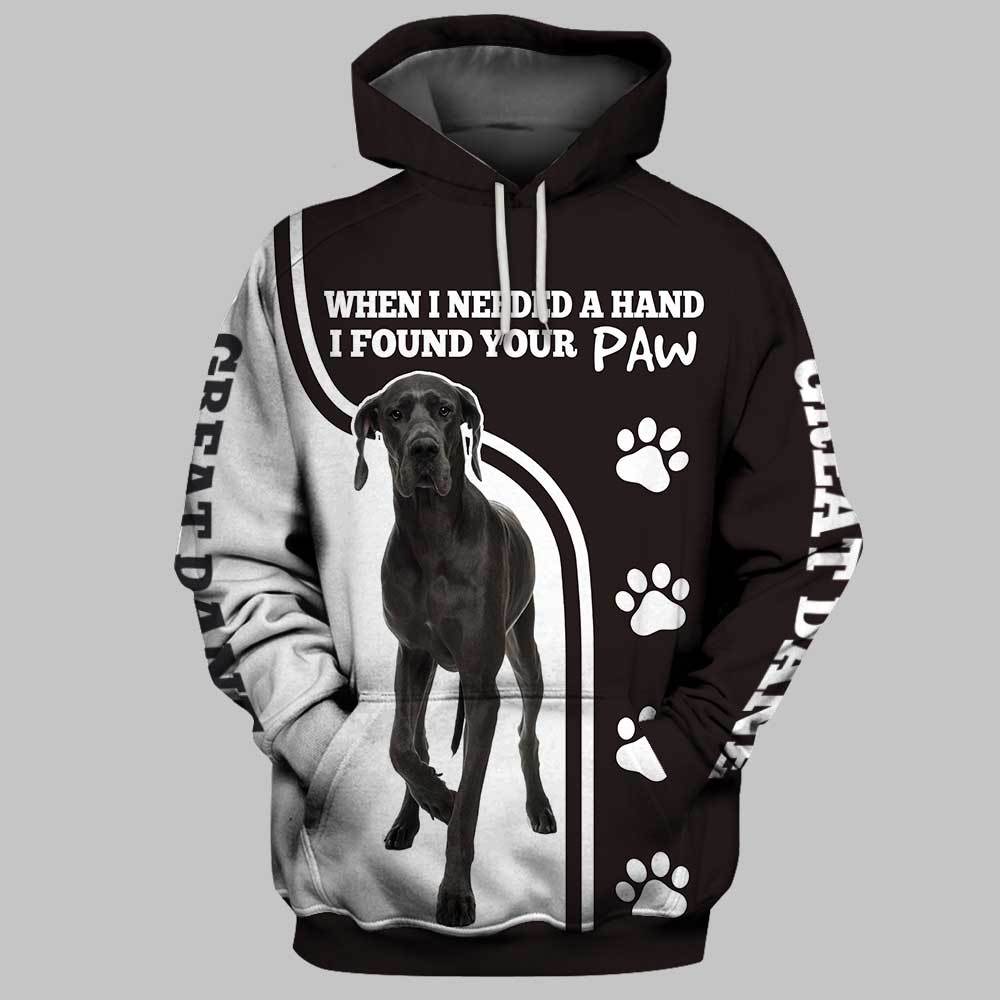 Custom Your Dog Name – Great Dane 3D Full Printing