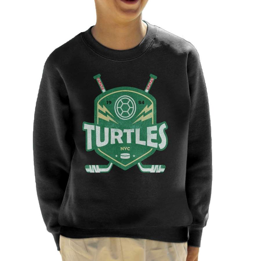 Turtles Hockey Emblem Kid’s Sweatshirt