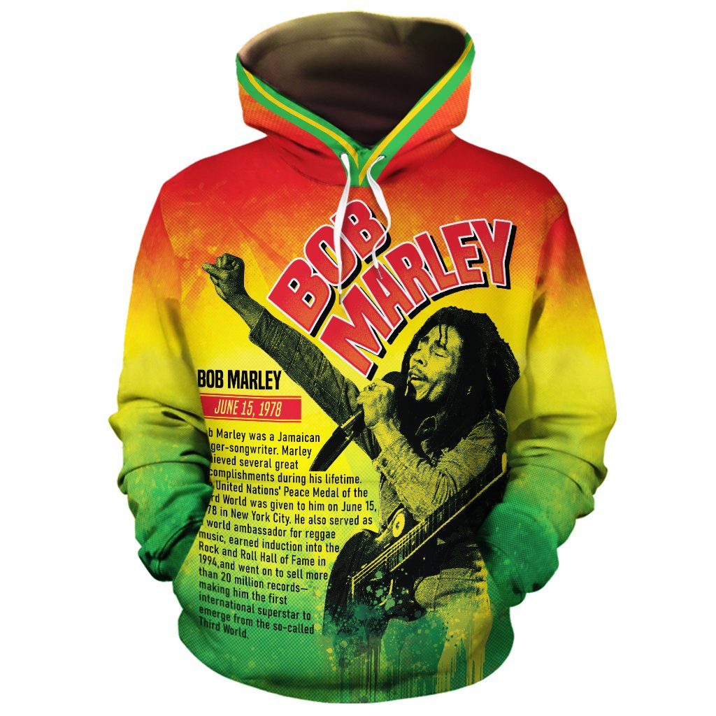 The Real Bob Marley All-Over Hoodie