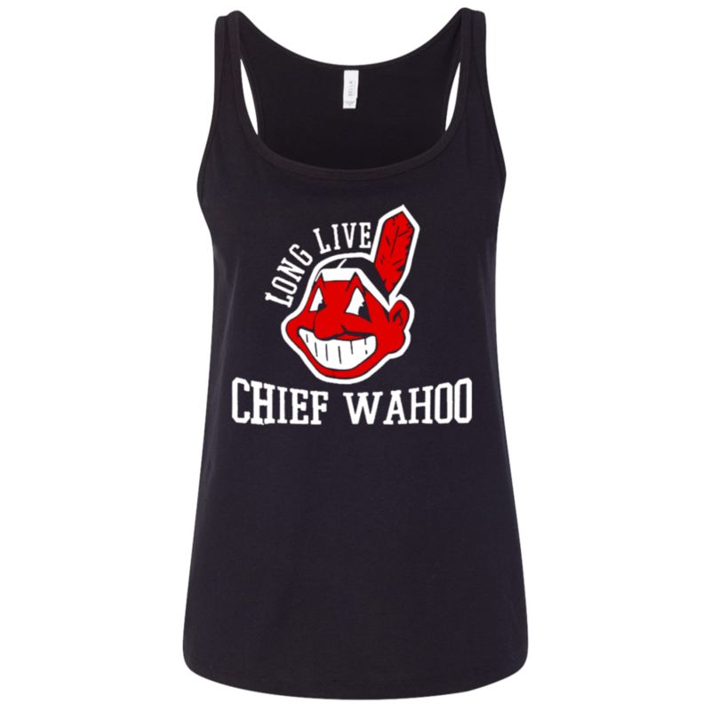 Long Live Chief Wahoo Shirt 6488 Bella + Canvas Ladies&#8217; Relaxed Jersey Tank