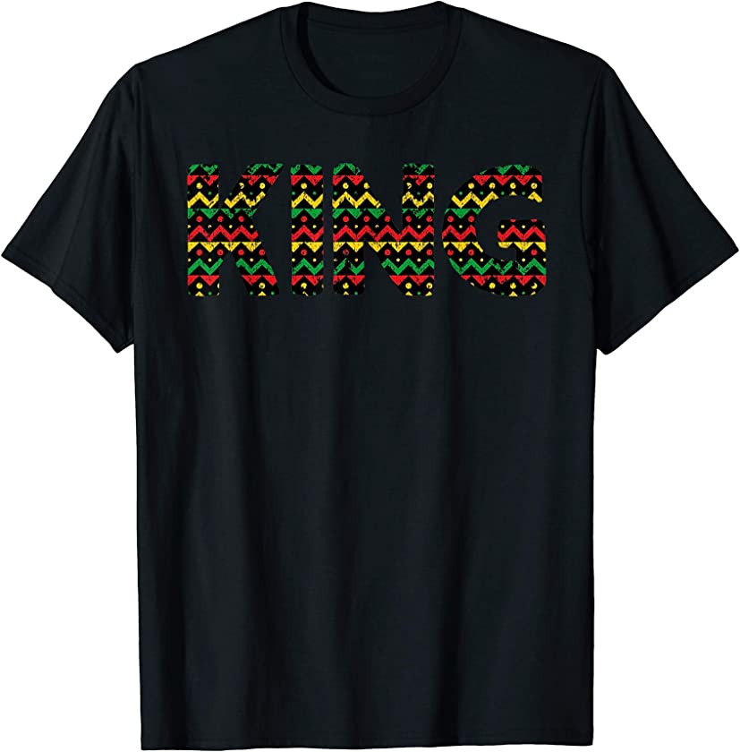 Black History Month King Men’s Dashiki Africa Pride Fun Gift T-Shirt