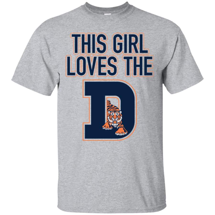 AGR This girl loves the Detroit Tigers Shirt