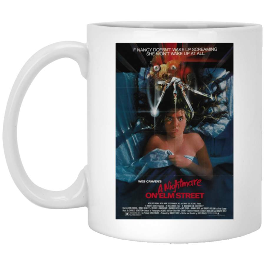 A Nightmare on Elm Street White Mug