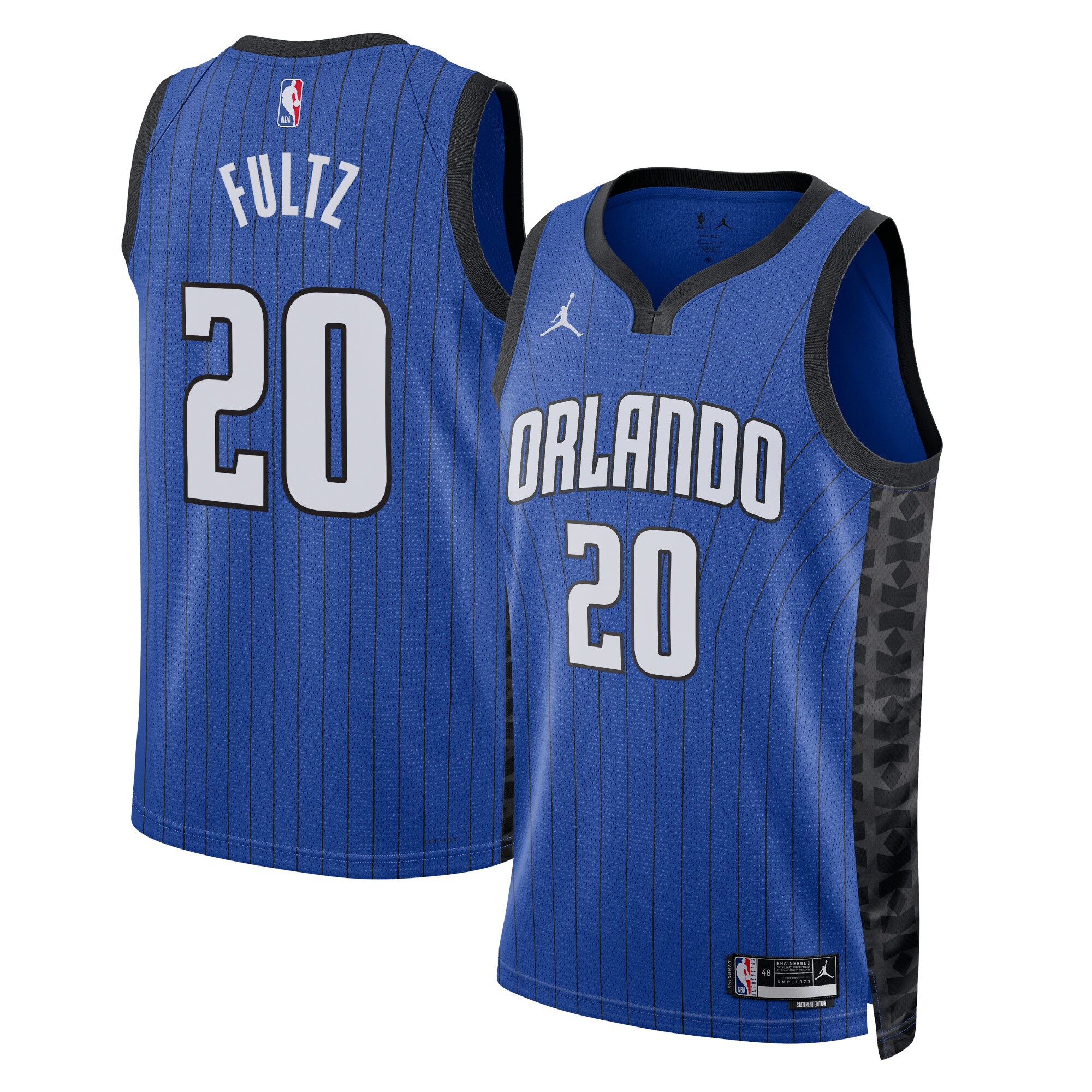 Orlando Magic Jordan Statement Edition Swingman Jersey – Royal – Markelle Fultz – Unisex