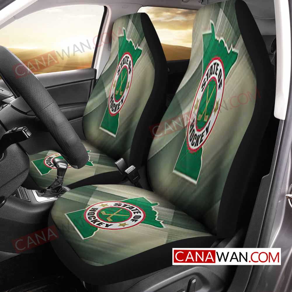 Minnesota Wild Style213 3D Customized Personalized Car Seat Cover