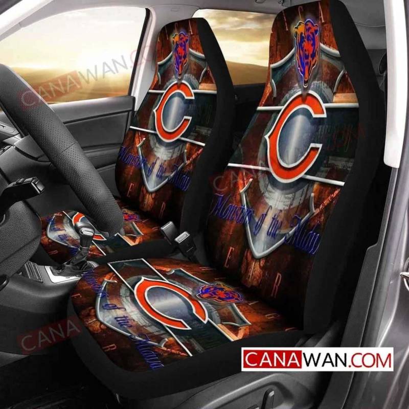 Chicago Bears 3D Customized Personalized Car Seat Cover