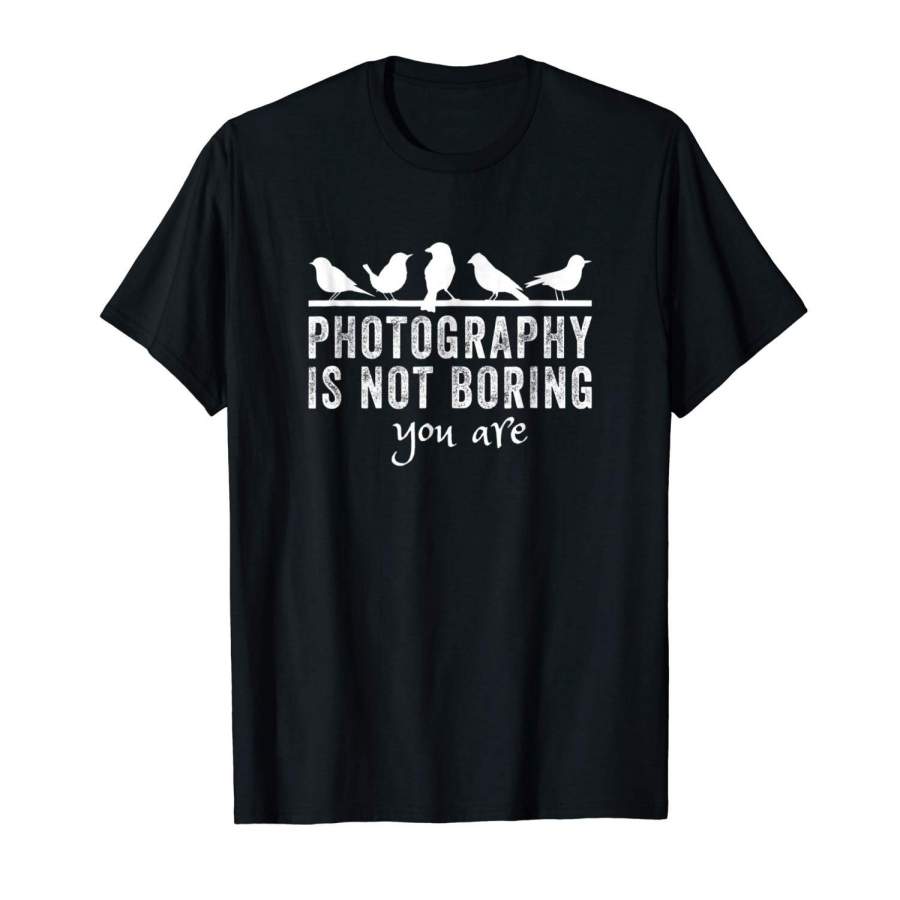 Bird Photographer Funny Sarcastic T Shirt Father’S Day Men’S Short Sleeve T-Shirt