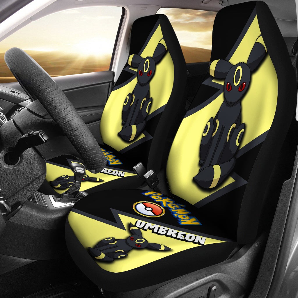 Umbreon Car Seat Covers Custom Anime Pokemon Car Accessories