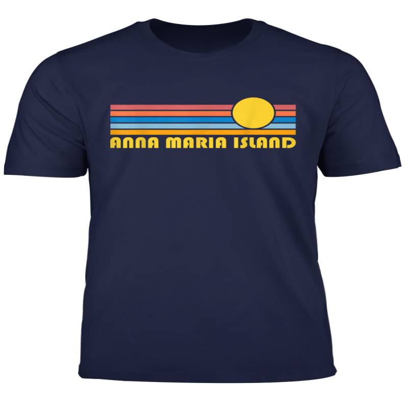 Anna Maria Island Florida Retro Sunset Anna Maria Island T Shirt