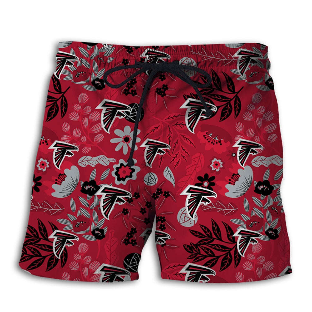 Atlanta Falcons Aloha Hawaii Shorts Ha38123