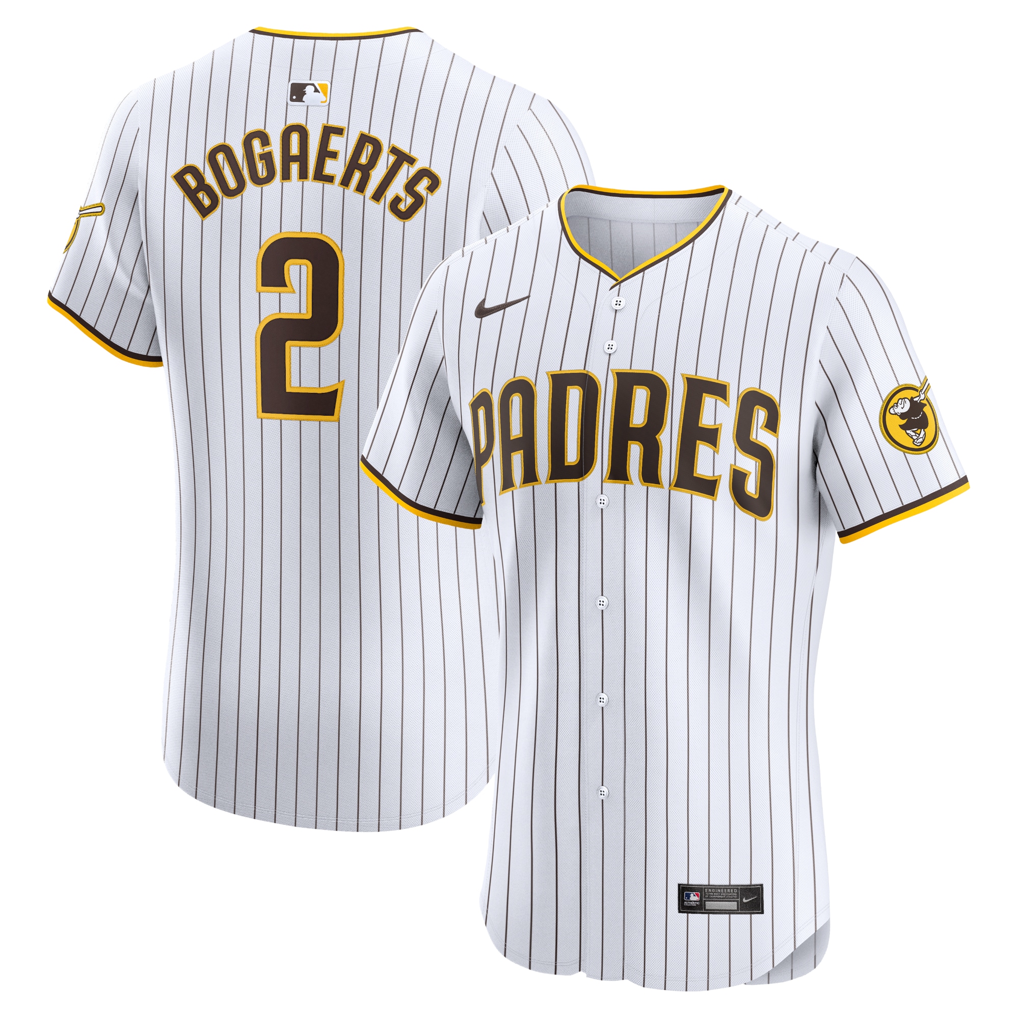 Xander Bogaerts San Diego Padres Home Elite Jersey – White