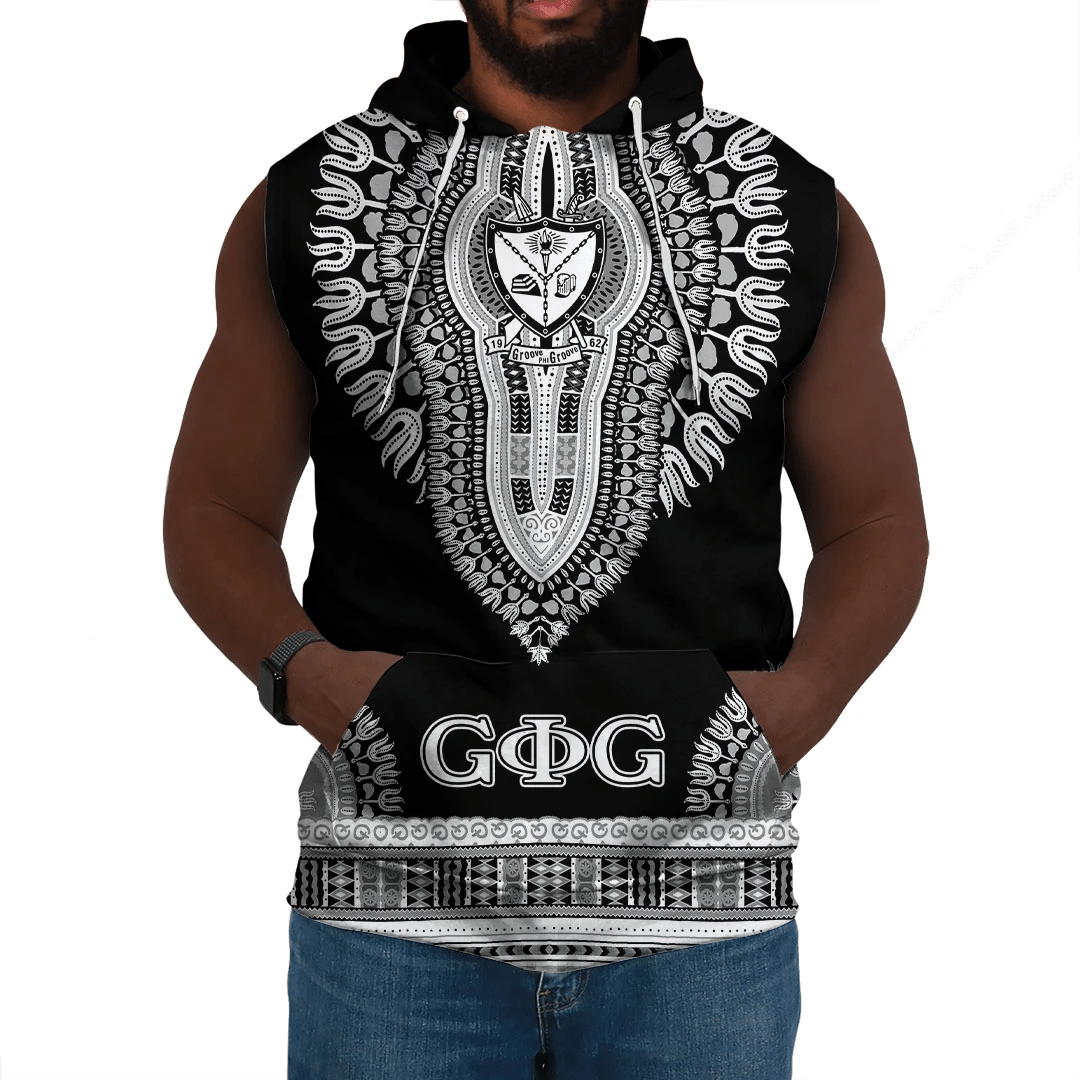 Getteestore Hoodie – Groove Phi Groove Dashiki Sleeveless Hoodie A31