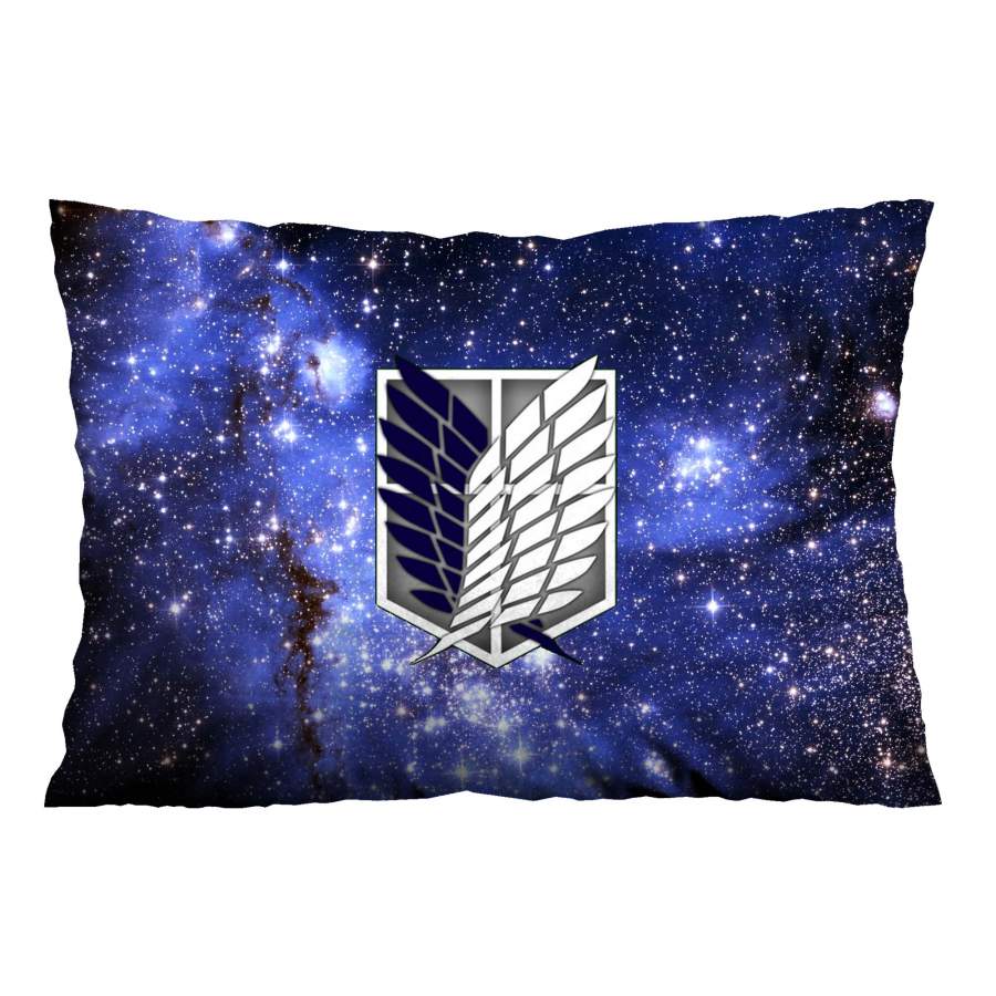 ATTACK ON TITAN NEBULA LOGO Pillow Case Cover Recta