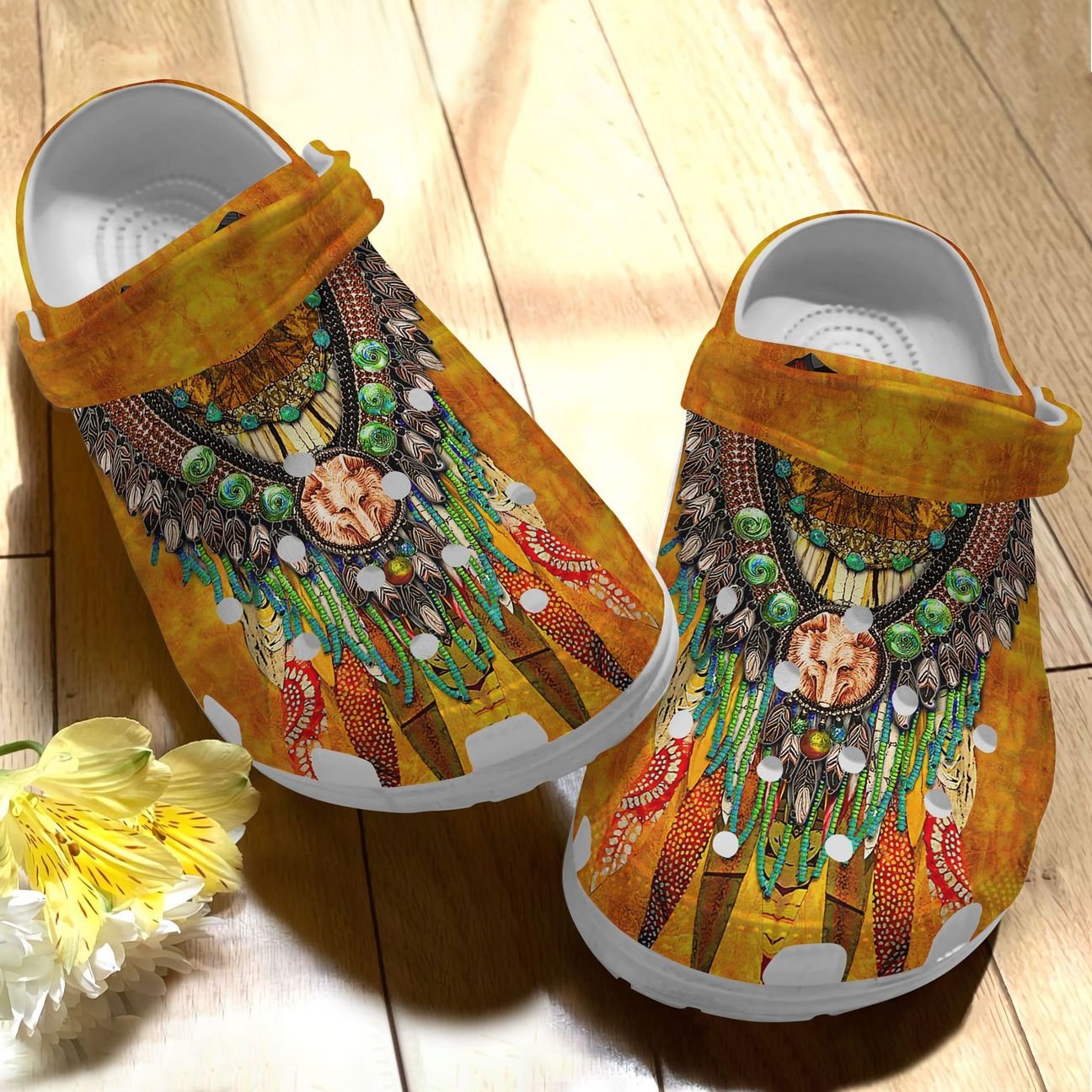 Native American Personalize Clog, Custom Name, Text, Fashion Style For Women, Men, Kid, Print 3D Native Pride