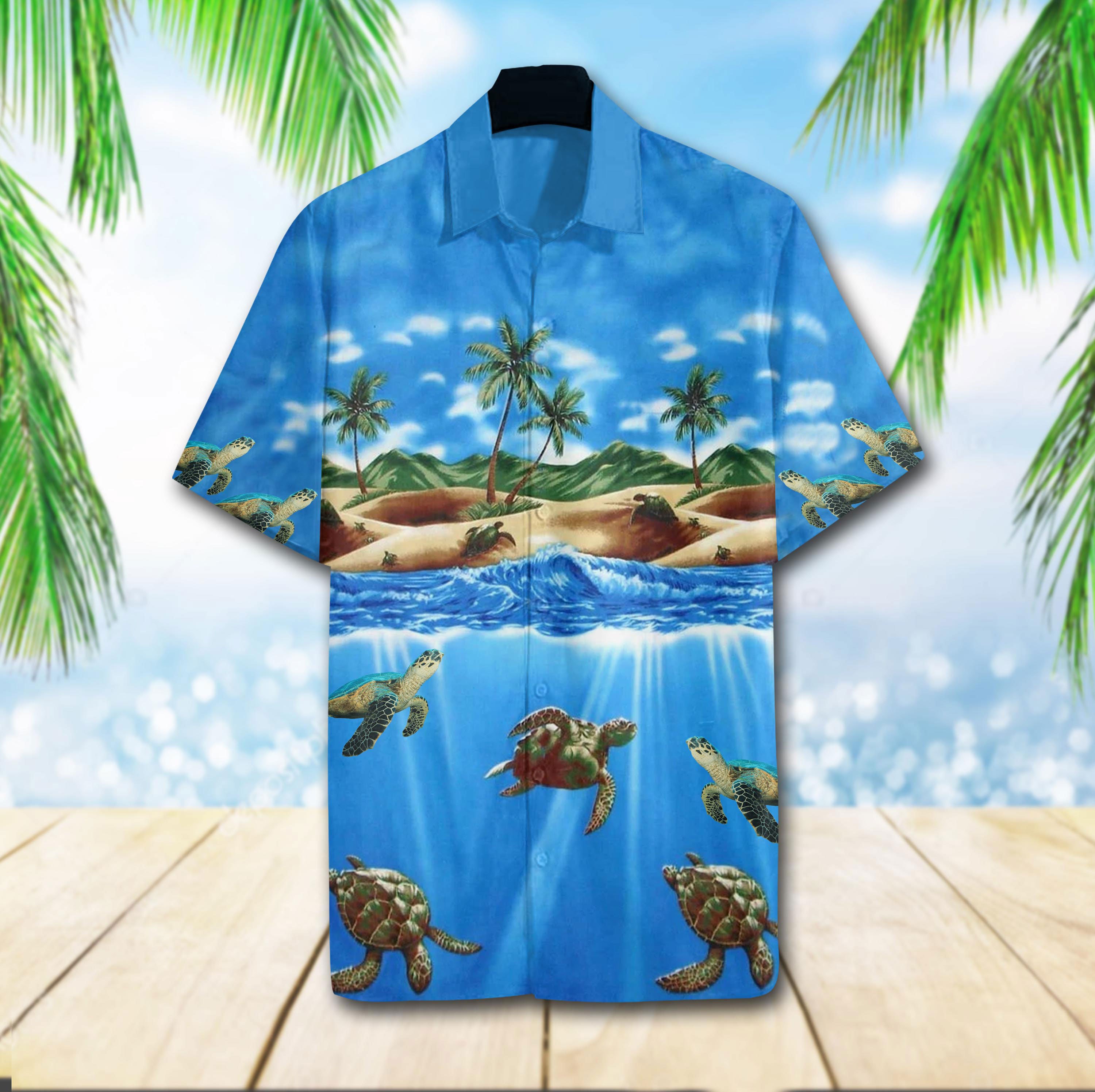 Turtle Sea Hawaiian Shirt 3D / HDHNDD17720