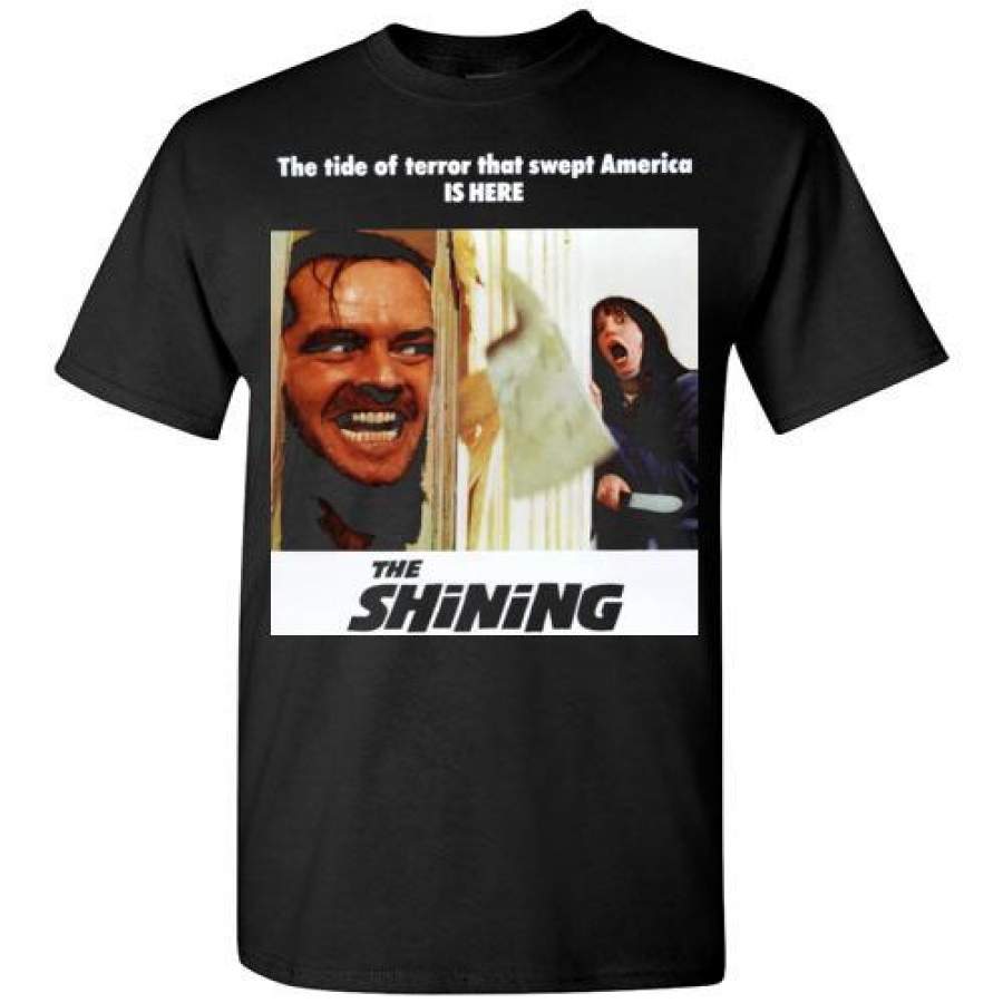 The Shining , Horror Film , Stanley Kubrick , Stephen King ,Jack Nicholson, Overlook Hotel,Movie Poster,v6, Gildan Short-Sleeve T-Shirt