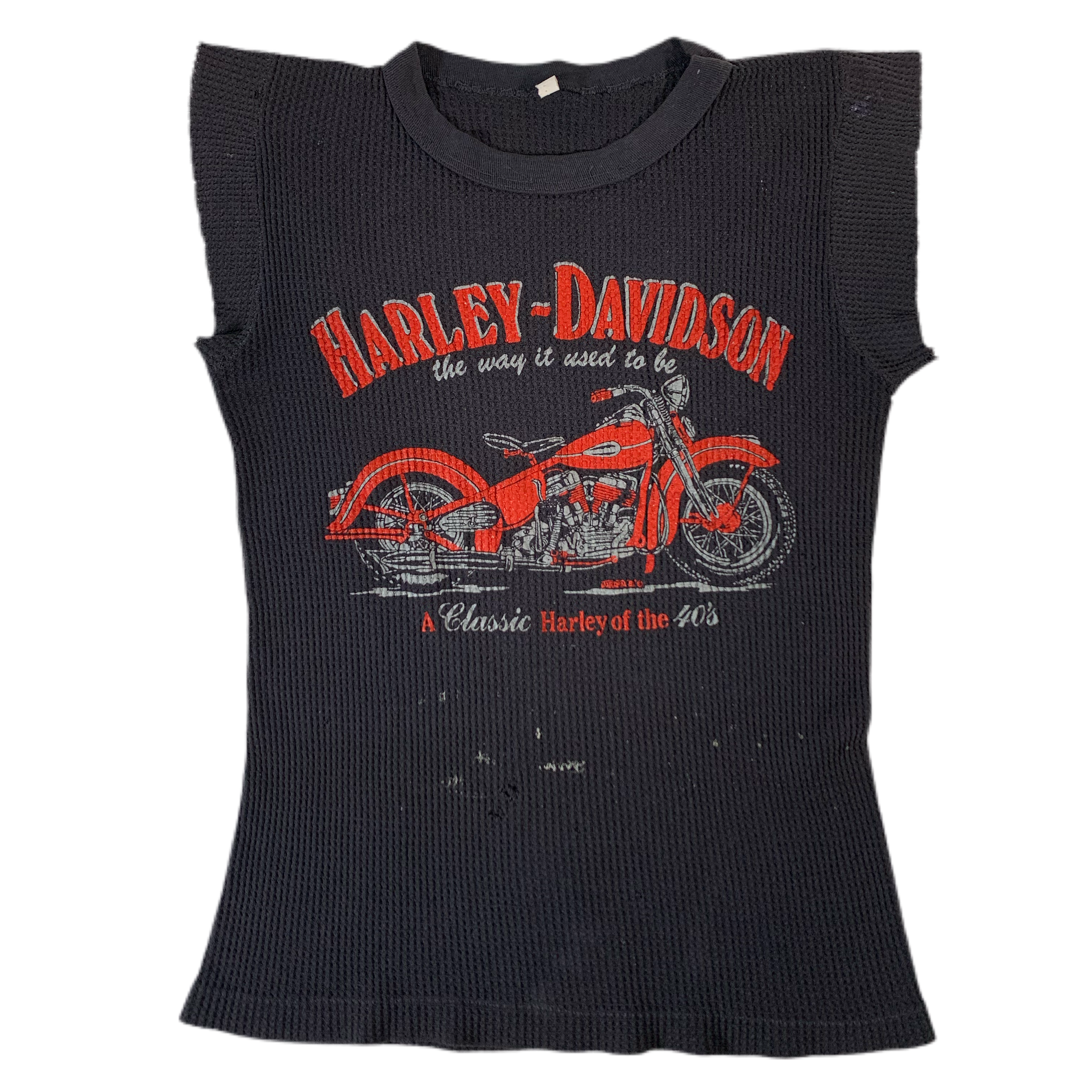 Vintage Harley-Davidson “The Way It Used To Be” Thermal Shirt