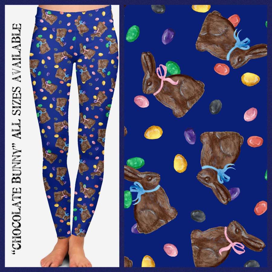 Custom Chocolate Bunny Leggings and Joggers – Pre-Orders Close 1/27