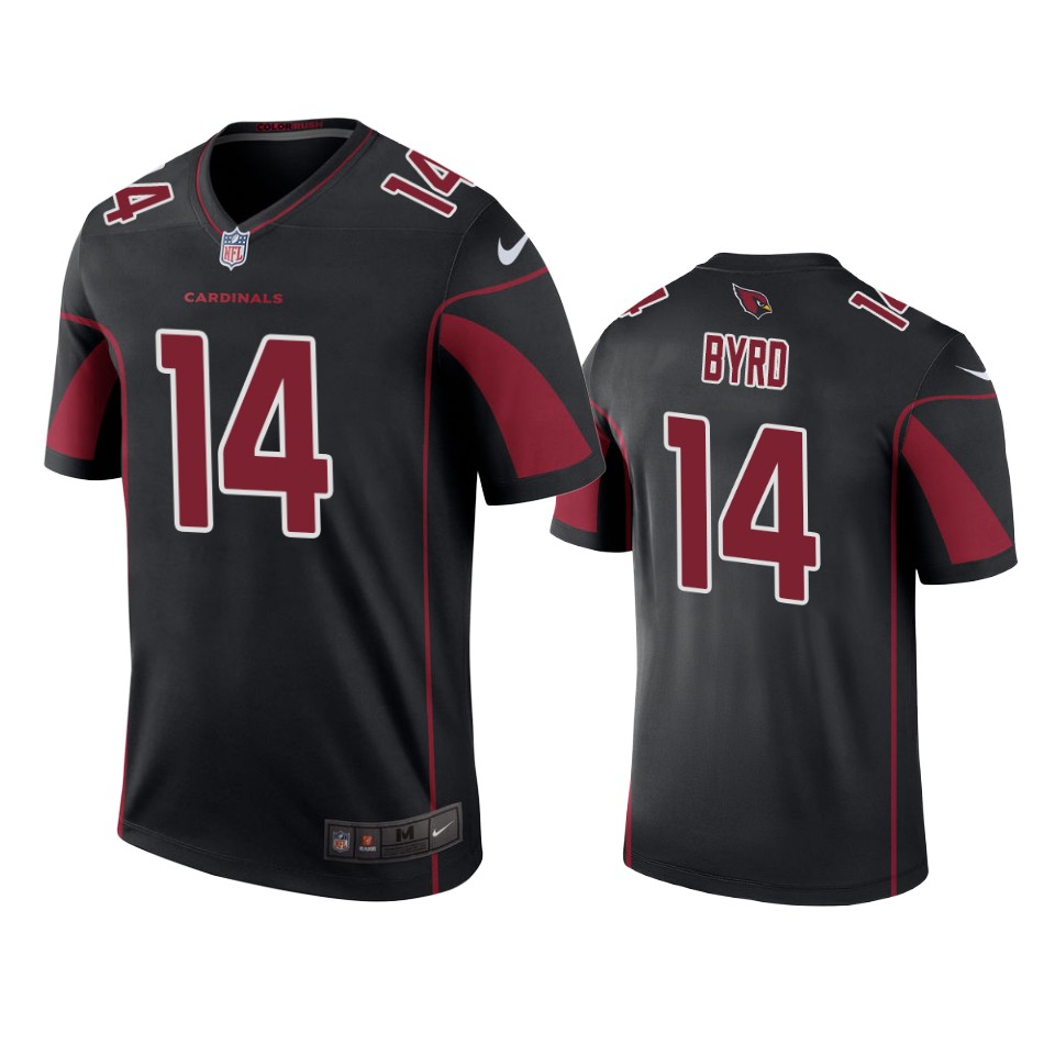 Arizona Cardinals #14 Damiere Byrd Black Color Rush Legend Jersey – Mens