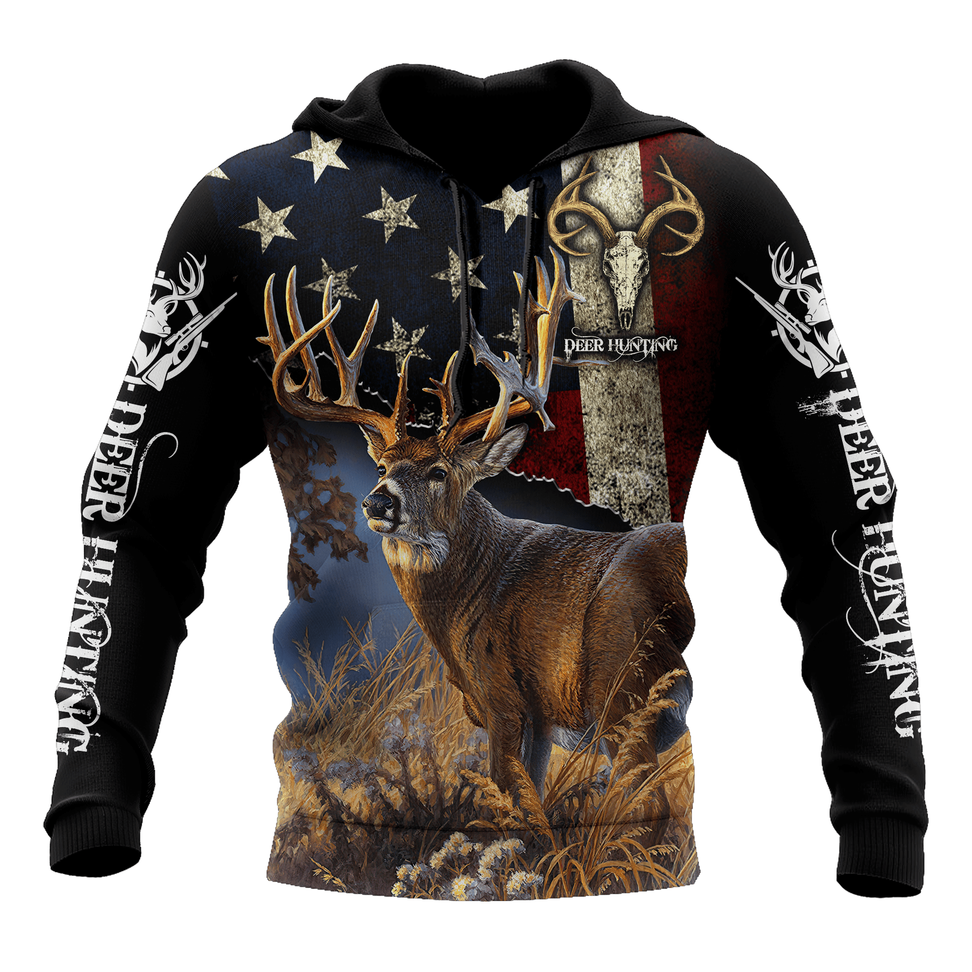 All Over Printed Deer Hunting Hoodie Mei09212001