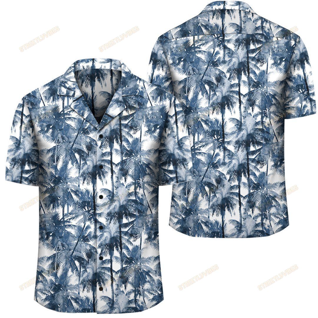 Hawaiian Palm Trees And Tropical Branches Shirt Ah Ha103157