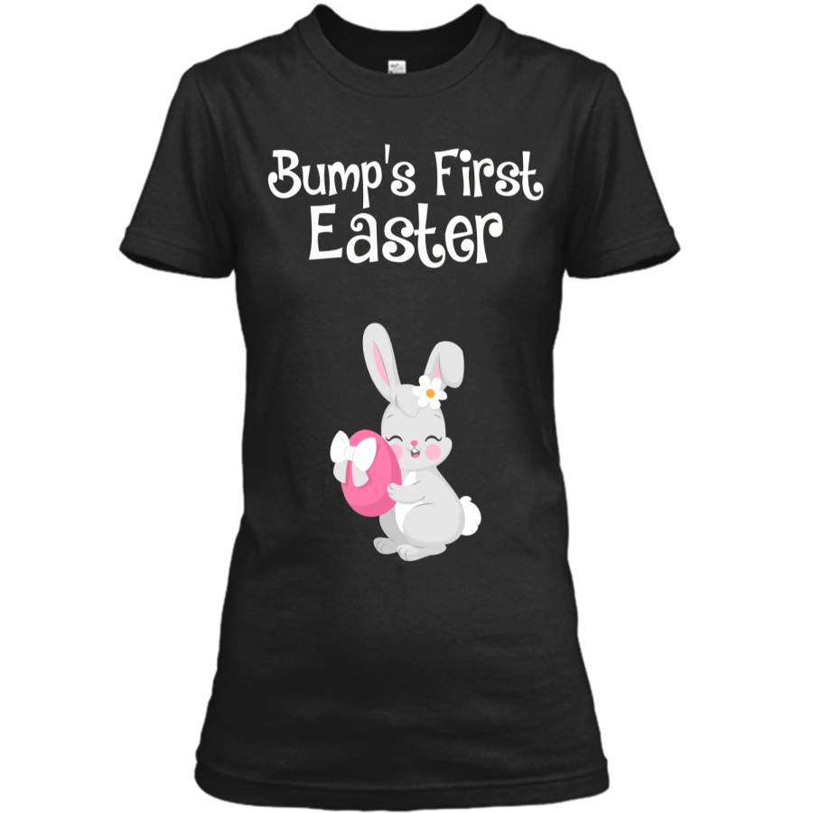 Baby Bumps First Easter Shirt – Bunny Pregnancy Easter Shirt Ladies Custom