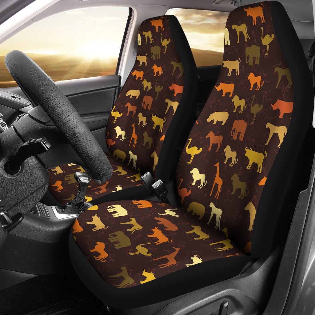 Safari Animal Print Design Lks301 Car Seat Covers