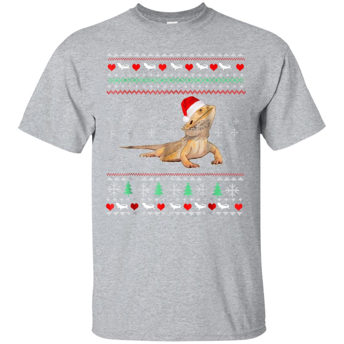 Bearded Dragon Ugly Christmas Shirt- Funny Christmas Gift