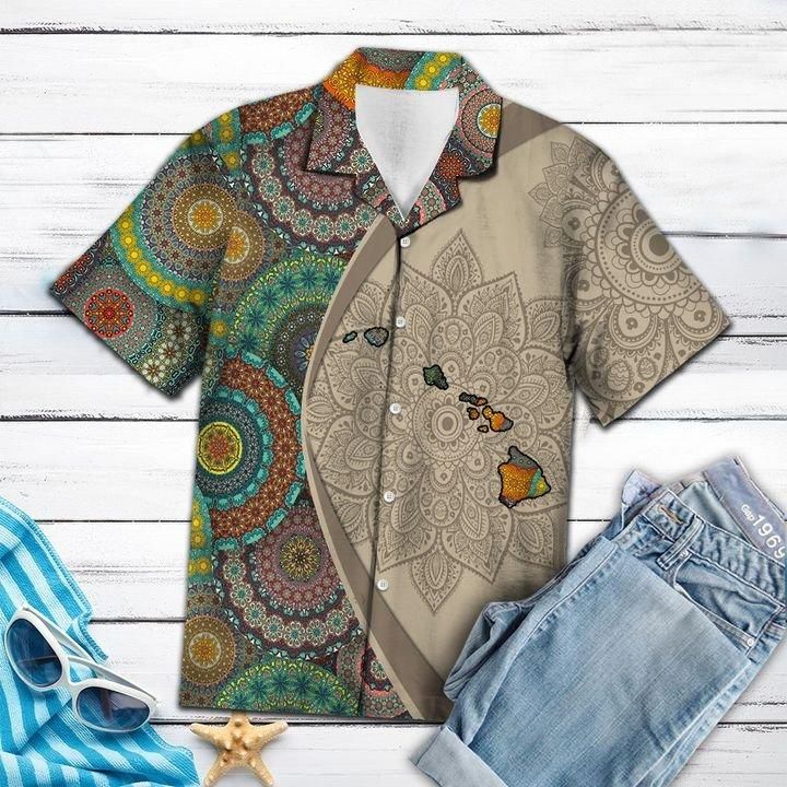 Mandala Hawaii Shirt Unisex Full Size Adult Colorful Ha84865