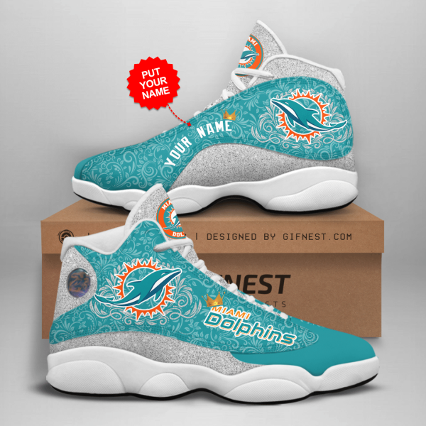 Personalized Miami Dolphins Air Jordan 13 Sneakers Shoes Hot 2022 For Men Women Nd