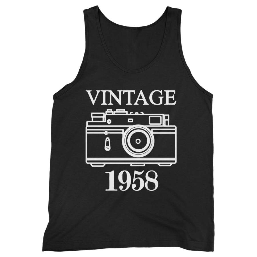 Vintage 1958 60th Birthday 60 Years Old Man’s Tank Top